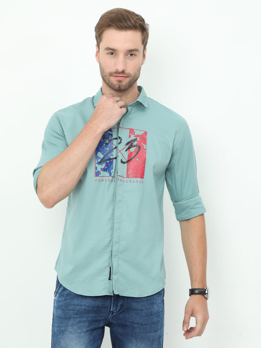 Onfire Fresco Designer Lux Green Shirt