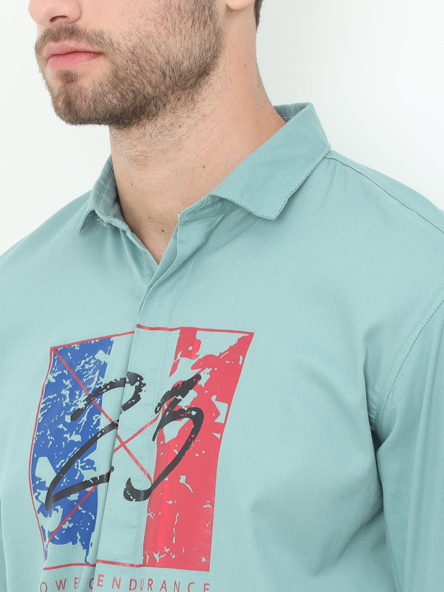 Onfire Fresco Designer Lux Green Shirt