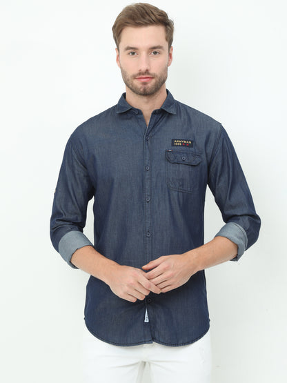 Onfire Denim Blue Shirt