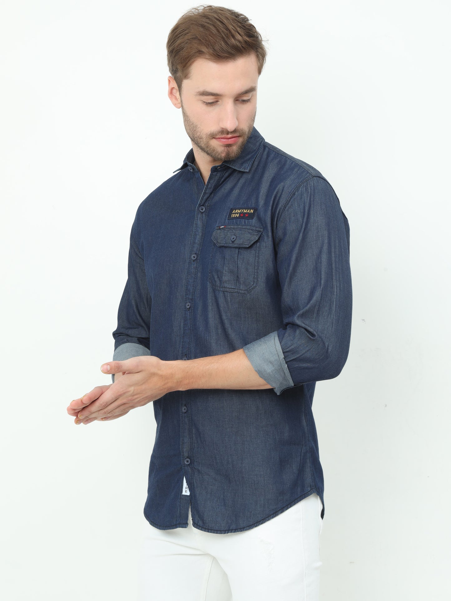 Onfire Denim Blue Shirt