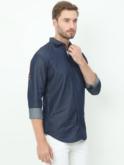 Onfire Denim Blue Shirt