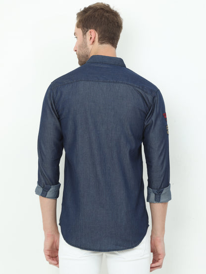 Onfire Denim Blue Shirt