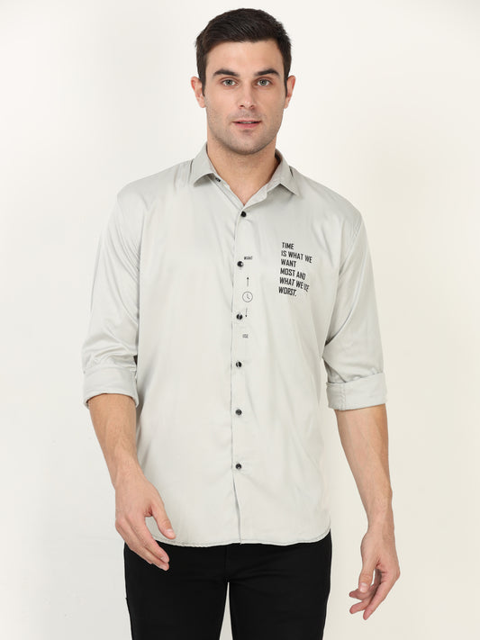 Onfire Designer Light Grey Shirt