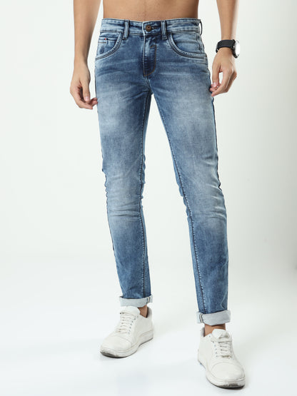 Onfire Ice Blue Skinny Fit Jeans