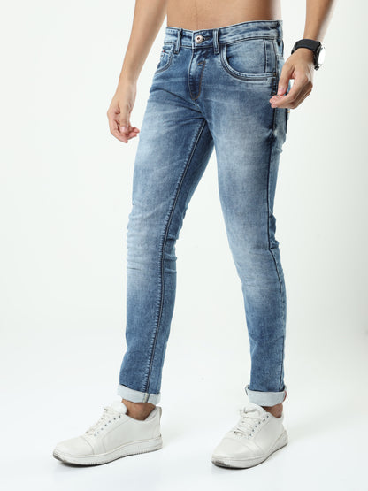 Onfire Ice Blue Skinny Fit Jeans