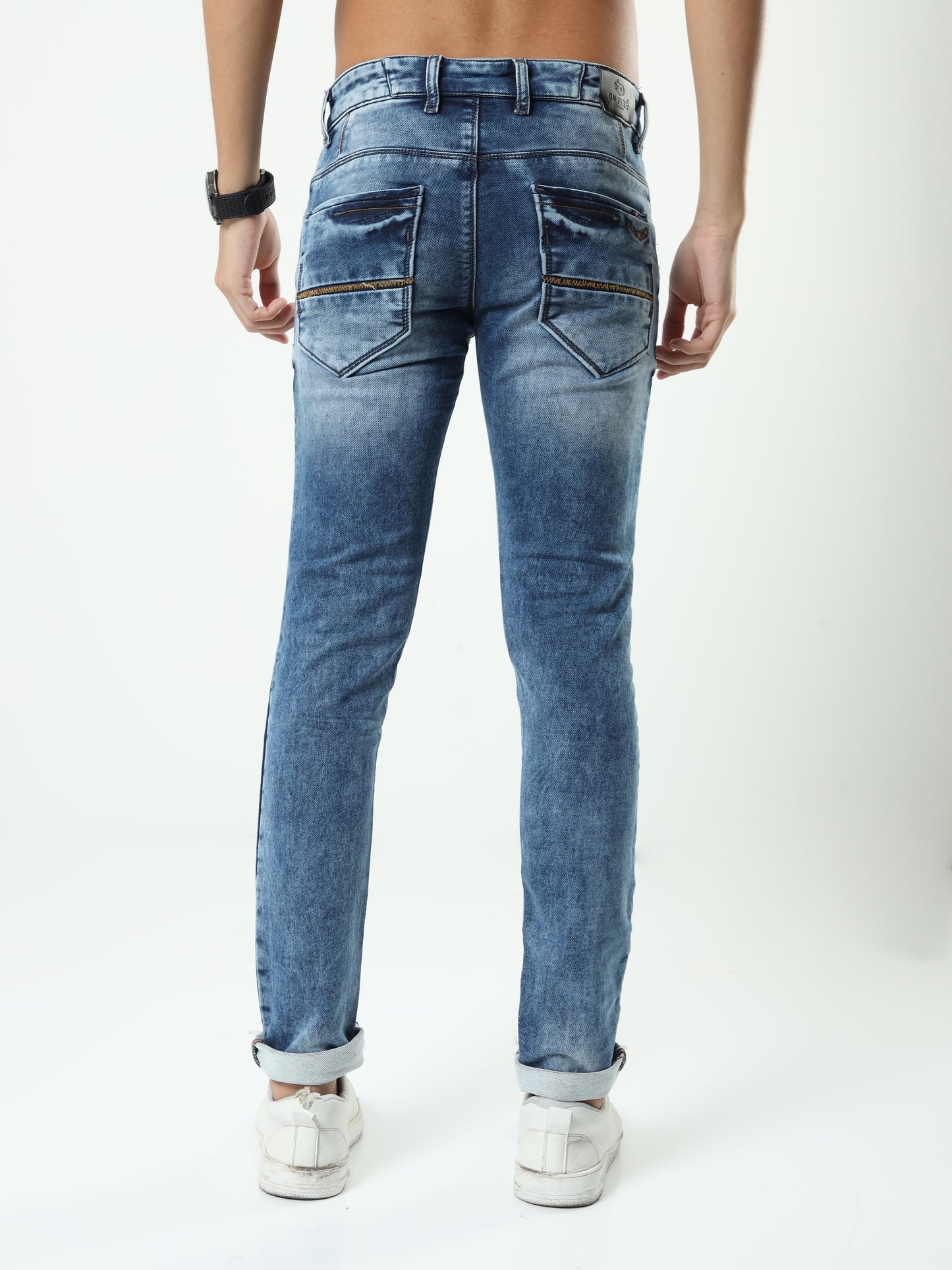 Onfire Ice Blue Skinny Fit Jeans