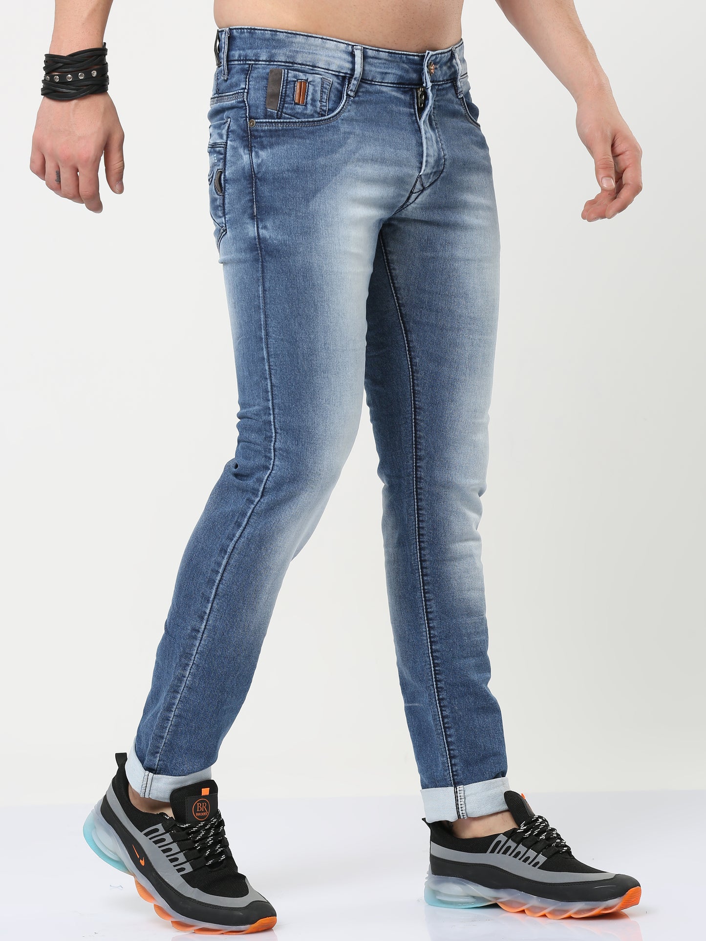 Onfire Light Blue Straight Fit Jeans