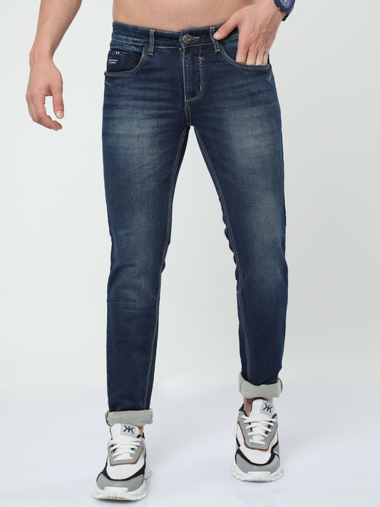 Onfire colorado Dark Blue Skinny Fit Jeans 