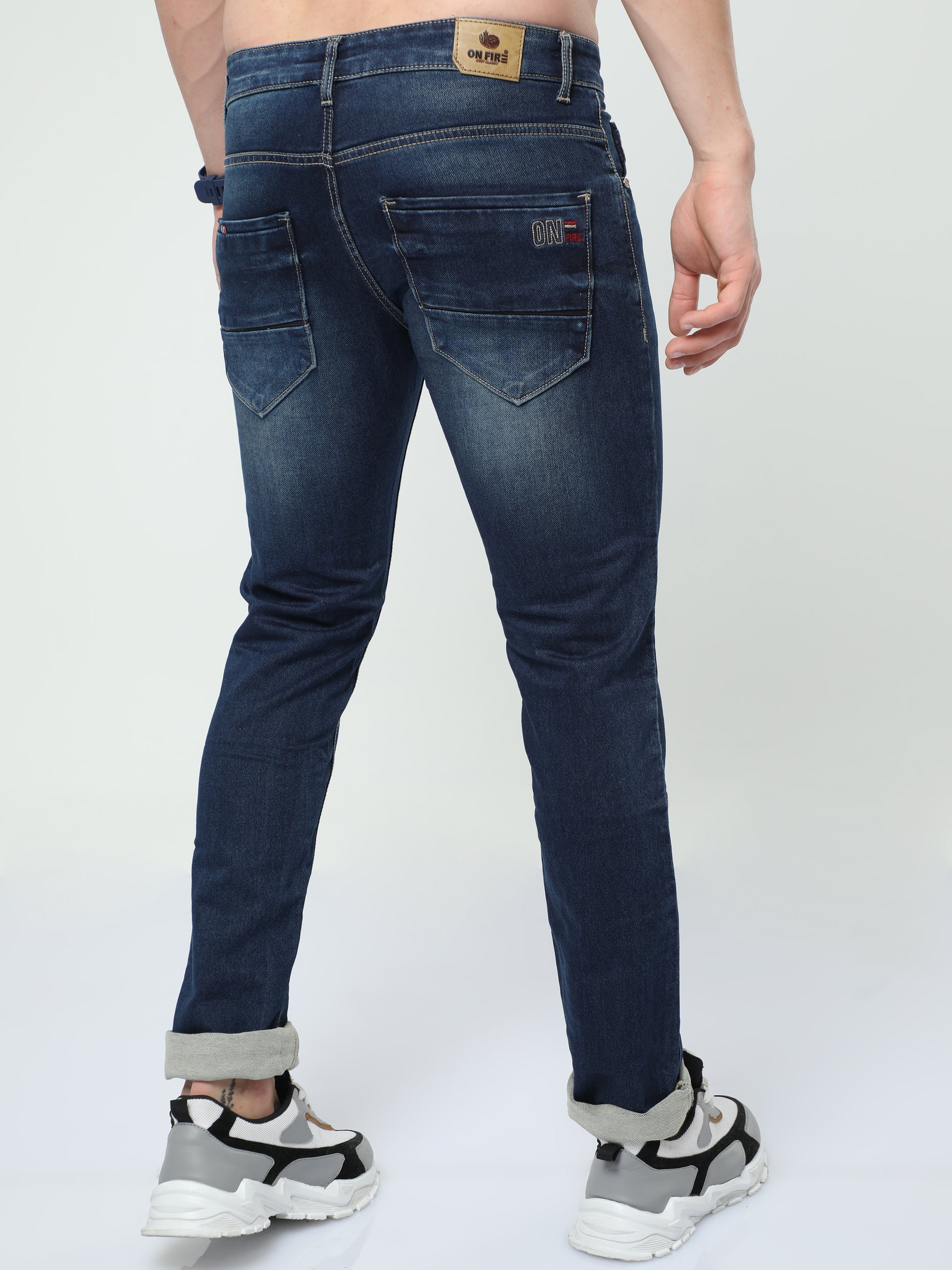 Onfire colorado Dark Blue Skinny Fit Jeans 