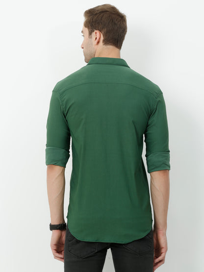 Onfire Designer Bottle Green Shirt